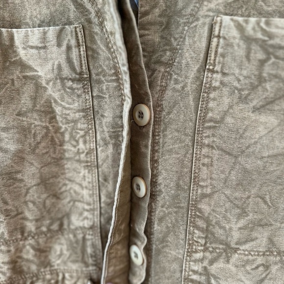 NWOT We the free Rhodes Chino coverall romper - Picture 5 of 9